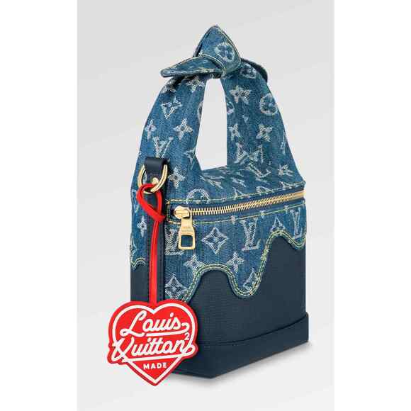 Louis Vuitton Nigo Japanese Cruiser Denim Blue LV Made Shoulder Crossbody Bag - Picture 4 of 12